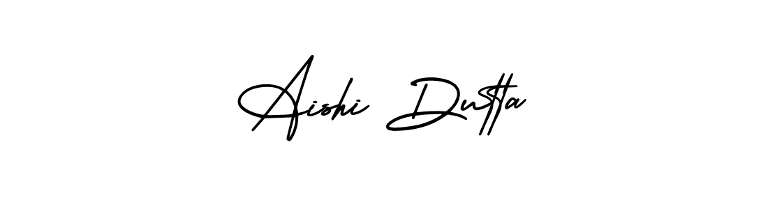 Aishi Dutta stylish signature style. Best Handwritten Sign (AmerikaSignatureDemo-Regular) for my name. Handwritten Signature Collection Ideas for my name Aishi Dutta. Aishi Dutta signature style 3 images and pictures png