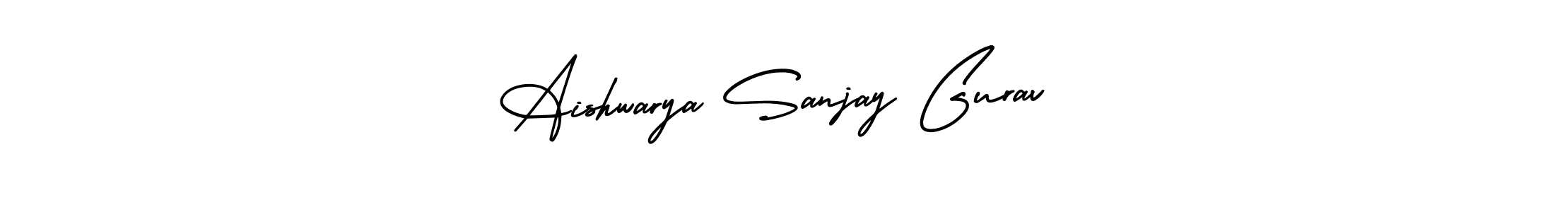 How to Draw Aishwarya Sanjay Gurav signature style? AmerikaSignatureDemo-Regular is a latest design signature styles for name Aishwarya Sanjay Gurav. Aishwarya Sanjay Gurav signature style 3 images and pictures png