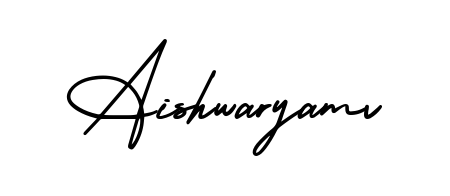 AmerikaSignatureDemo-Regular is a professional signature style that is perfect for those who want to add a touch of class to their signature. Get Aishwaryamv name fancy signature for free. Aishwaryamv signature style 3 images and pictures png