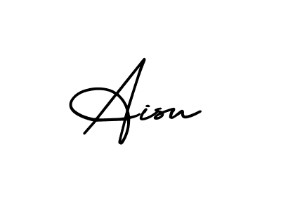 Design your own signature with our free online signature maker. With this signature software, you can create a handwritten (AmerikaSignatureDemo-Regular) signature for name Aisu. Aisu signature style 3 images and pictures png