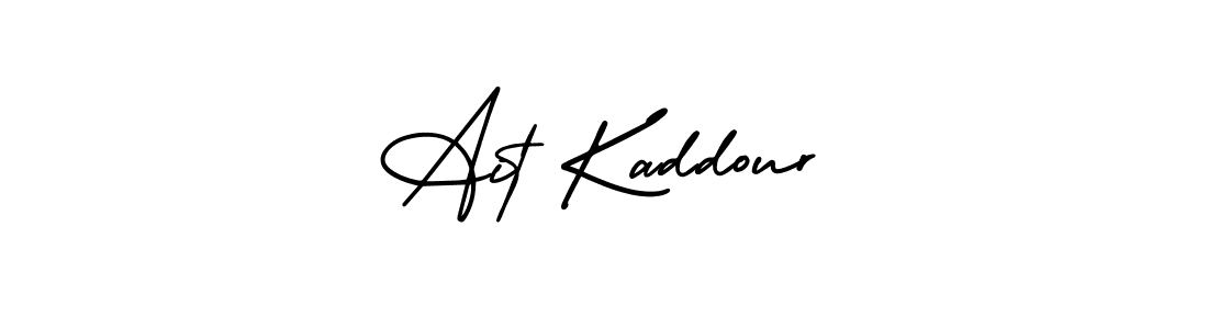 You can use this online signature creator to create a handwritten signature for the name Ait Kaddour. This is the best online autograph maker. Ait Kaddour signature style 3 images and pictures png