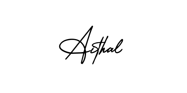 Also we have Aithal name is the best signature style. Create professional handwritten signature collection using AmerikaSignatureDemo-Regular autograph style. Aithal signature style 3 images and pictures png