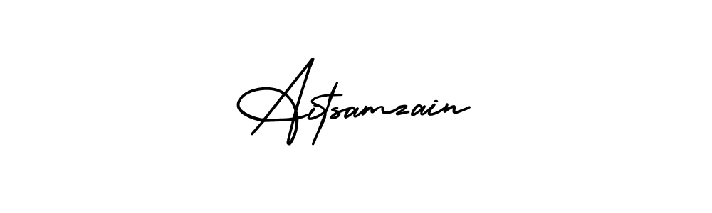 Make a beautiful signature design for name Aitsamzain. Use this online signature maker to create a handwritten signature for free. Aitsamzain signature style 3 images and pictures png