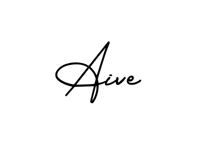 Make a beautiful signature design for name Aive. With this signature (AmerikaSignatureDemo-Regular) style, you can create a handwritten signature for free. Aive signature style 3 images and pictures png