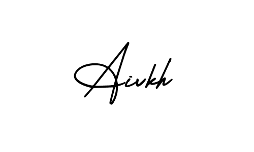 Create a beautiful signature design for name Aivkh. With this signature (AmerikaSignatureDemo-Regular) fonts, you can make a handwritten signature for free. Aivkh signature style 3 images and pictures png