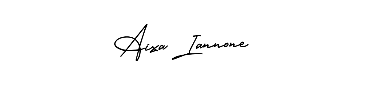 You should practise on your own different ways (AmerikaSignatureDemo-Regular) to write your name (Aixa Iannone) in signature. don't let someone else do it for you. Aixa Iannone signature style 3 images and pictures png