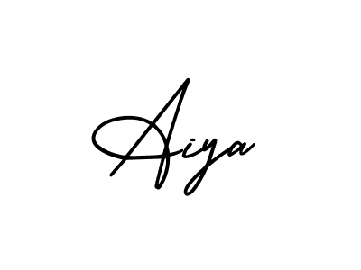 Make a beautiful signature design for name Aiya. Use this online signature maker to create a handwritten signature for free. Aiya signature style 3 images and pictures png