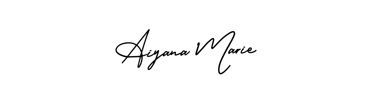 Best and Professional Signature Style for Aiyana Marie. AmerikaSignatureDemo-Regular Best Signature Style Collection. Aiyana Marie signature style 3 images and pictures png