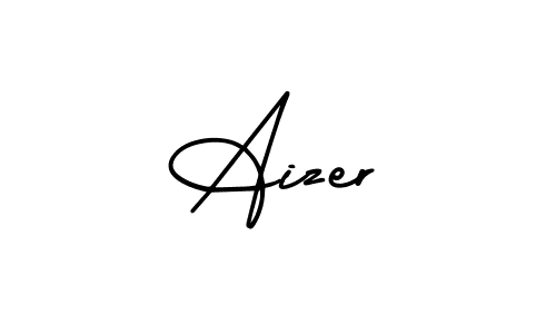 Use a signature maker to create a handwritten signature online. With this signature software, you can design (AmerikaSignatureDemo-Regular) your own signature for name Aizer. Aizer signature style 3 images and pictures png