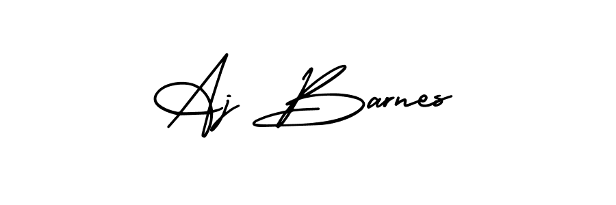 Also You can easily find your signature by using the search form. We will create Aj Barnes name handwritten signature images for you free of cost using AmerikaSignatureDemo-Regular sign style. Aj Barnes signature style 3 images and pictures png