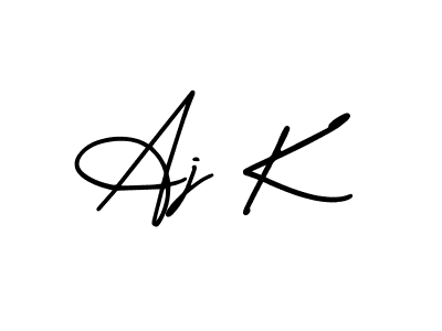 AmerikaSignatureDemo-Regular is a professional signature style that is perfect for those who want to add a touch of class to their signature. It is also a great choice for those who want to make their signature more unique. Get Aj K name to fancy signature for free. Aj K signature style 3 images and pictures png