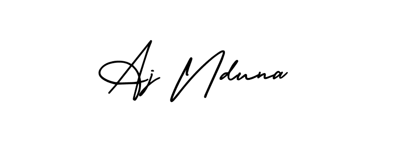 Make a short Aj Nduna signature style. Manage your documents anywhere anytime using AmerikaSignatureDemo-Regular. Create and add eSignatures, submit forms, share and send files easily. Aj Nduna signature style 3 images and pictures png