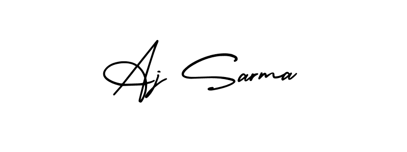 Similarly AmerikaSignatureDemo-Regular is the best handwritten signature design. Signature creator online .You can use it as an online autograph creator for name Aj Sarma. Aj Sarma signature style 3 images and pictures png