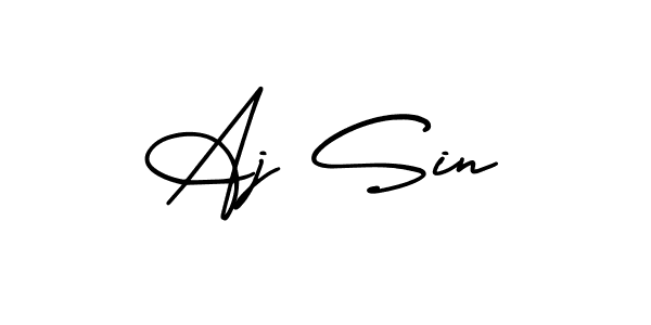 Check out images of Autograph of Aj Sin name. Actor Aj Sin Signature Style. AmerikaSignatureDemo-Regular is a professional sign style online. Aj Sin signature style 3 images and pictures png