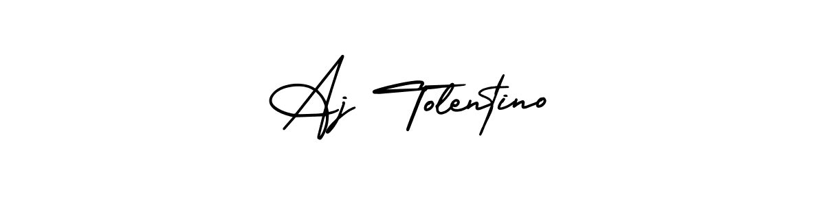 How to Draw Aj Tolentino signature style? AmerikaSignatureDemo-Regular is a latest design signature styles for name Aj Tolentino. Aj Tolentino signature style 3 images and pictures png