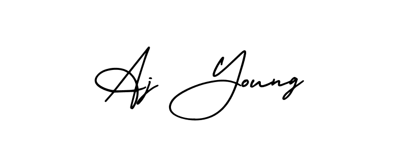 Make a short Aj Young signature style. Manage your documents anywhere anytime using AmerikaSignatureDemo-Regular. Create and add eSignatures, submit forms, share and send files easily. Aj Young signature style 3 images and pictures png