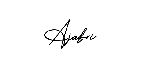 Create a beautiful signature design for name Ajafri. With this signature (AmerikaSignatureDemo-Regular) fonts, you can make a handwritten signature for free. Ajafri signature style 3 images and pictures png