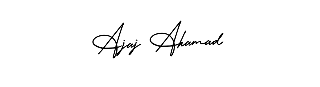 How to Draw Ajaj Ahamad signature style? AmerikaSignatureDemo-Regular is a latest design signature styles for name Ajaj Ahamad. Ajaj Ahamad signature style 3 images and pictures png