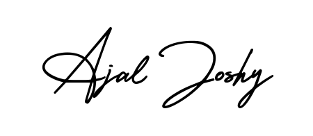 Make a short Ajal Joshy signature style. Manage your documents anywhere anytime using AmerikaSignatureDemo-Regular. Create and add eSignatures, submit forms, share and send files easily. Ajal Joshy signature style 3 images and pictures png