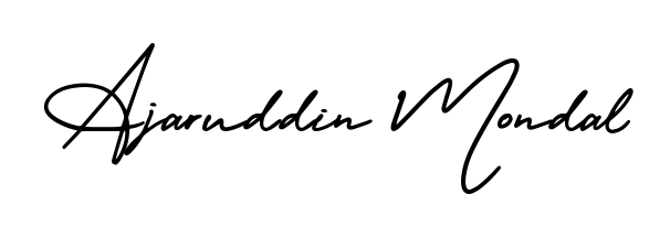 Elevate your brand with a stunning Ajaruddin Mondal eSignature. The AmerikaSignatureDemo-Regular style provides a balanced, flowing aesthetic for everyday signing. Ajaruddin Mondal signature style 3 images and pictures png