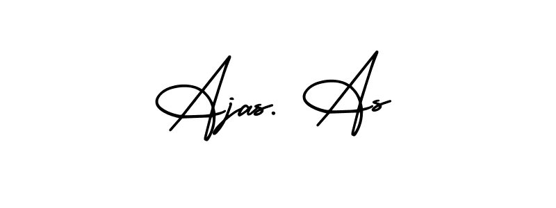 It looks lik you need a new signature style for name Ajas. As. Design unique handwritten (AmerikaSignatureDemo-Regular) signature with our free signature maker in just a few clicks. Ajas. As signature style 3 images and pictures png