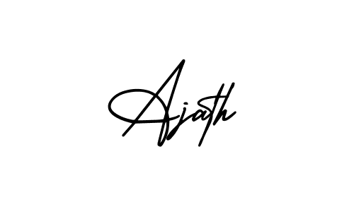 Best and Professional Signature Style for Ajath. AmerikaSignatureDemo-Regular Best Signature Style Collection. Ajath signature style 3 images and pictures png