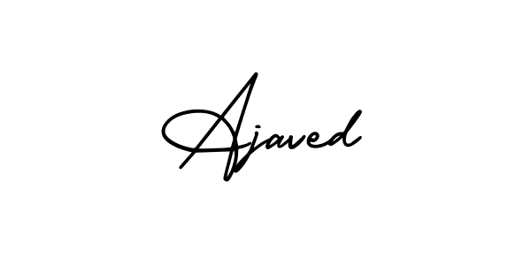 Make a beautiful signature design for name Ajaved. Use this online signature maker to create a handwritten signature for free. Ajaved signature style 3 images and pictures png