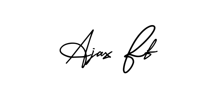 Make a beautiful signature design for name Ajax Ff. Use this online signature maker to create a handwritten signature for free. Ajax Ff signature style 3 images and pictures png