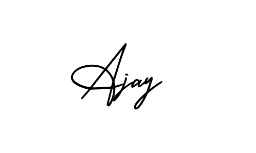 Use a signature maker to create a handwritten signature online. With this signature software, you can design (AmerikaSignatureDemo-Regular) your own signature for name Ajay . Ajay  signature style 3 images and pictures png