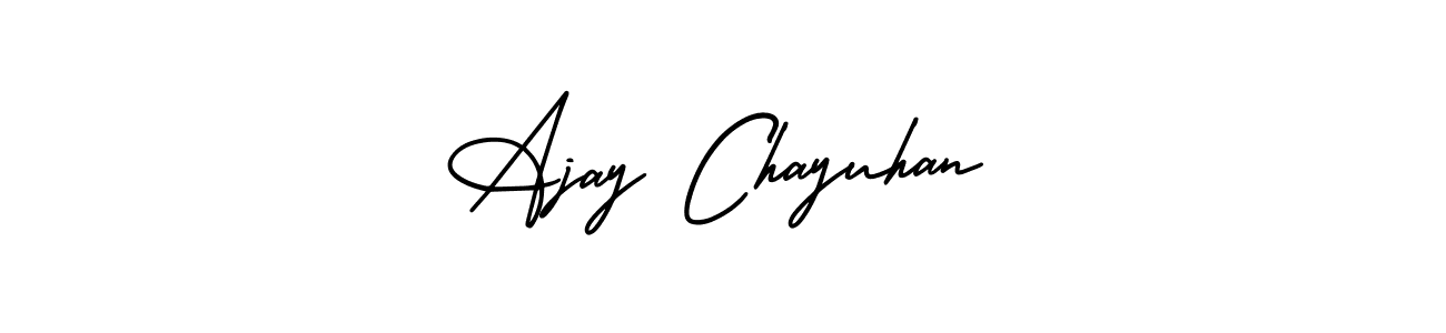 Similarly AmerikaSignatureDemo-Regular is the best handwritten signature design. Signature creator online .You can use it as an online autograph creator for name Ajay Chayuhan. Ajay Chayuhan signature style 3 images and pictures png