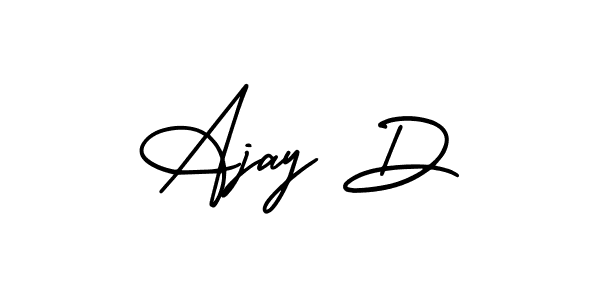 Best and Professional Signature Style for Ajay D. AmerikaSignatureDemo-Regular Best Signature Style Collection. Ajay D signature style 3 images and pictures png