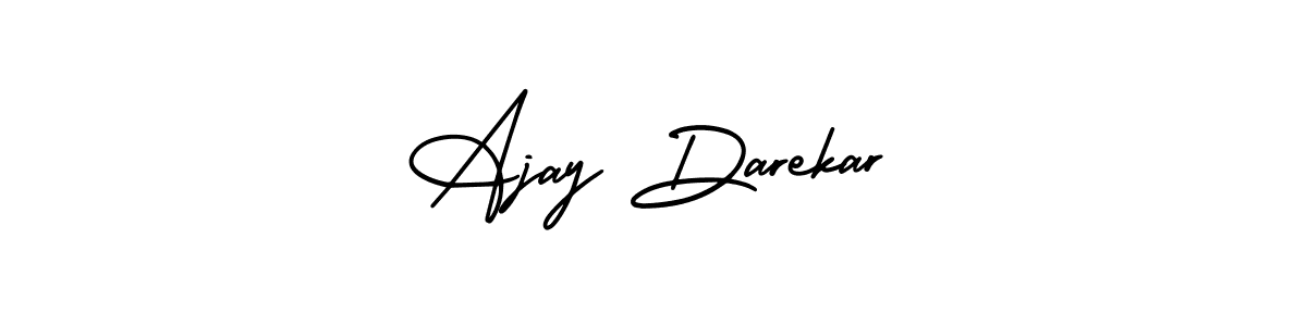 Design your own signature with our free online signature maker. With this signature software, you can create a handwritten (AmerikaSignatureDemo-Regular) signature for name Ajay Darekar. Ajay Darekar signature style 3 images and pictures png