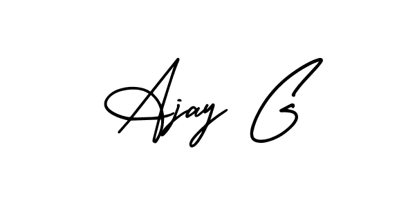 Design your own signature with our free online signature maker. With this signature software, you can create a handwritten (AmerikaSignatureDemo-Regular) signature for name Ajay G. Ajay G signature style 3 images and pictures png