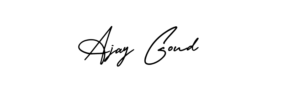 Make a short Ajay Goud signature style. Manage your documents anywhere anytime using AmerikaSignatureDemo-Regular. Create and add eSignatures, submit forms, share and send files easily. Ajay Goud signature style 3 images and pictures png