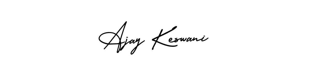 Design your own signature with our free online signature maker. With this signature software, you can create a handwritten (AmerikaSignatureDemo-Regular) signature for name Ajay Keswani. Ajay Keswani signature style 3 images and pictures png
