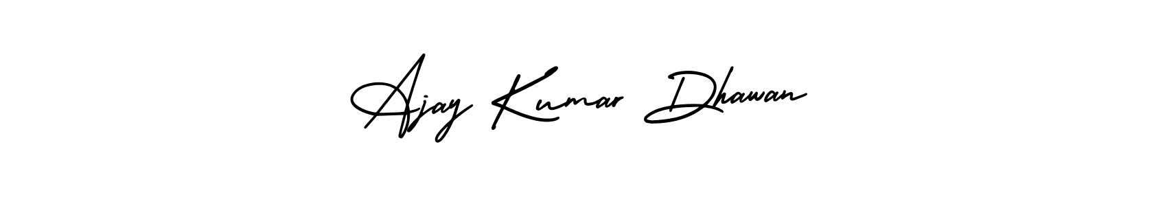 Use a signature maker to create a handwritten signature online. With this signature software, you can design (AmerikaSignatureDemo-Regular) your own signature for name Ajay Kumar Dhawan. Ajay Kumar Dhawan signature style 3 images and pictures png