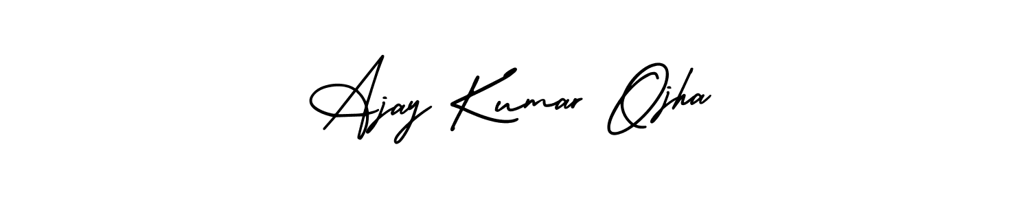 How to Draw Ajay Kumar Ojha signature style? AmerikaSignatureDemo-Regular is a latest design signature styles for name Ajay Kumar Ojha. Ajay Kumar Ojha signature style 3 images and pictures png