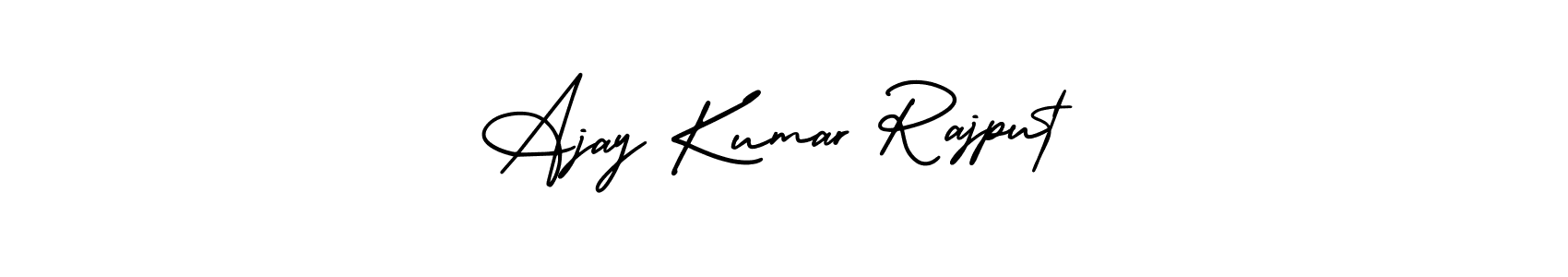 The best way (AmerikaSignatureDemo-Regular) to make a short signature is to pick only two or three words in your name. The name Ajay Kumar Rajput include a total of six letters. For converting this name. Ajay Kumar Rajput signature style 3 images and pictures png