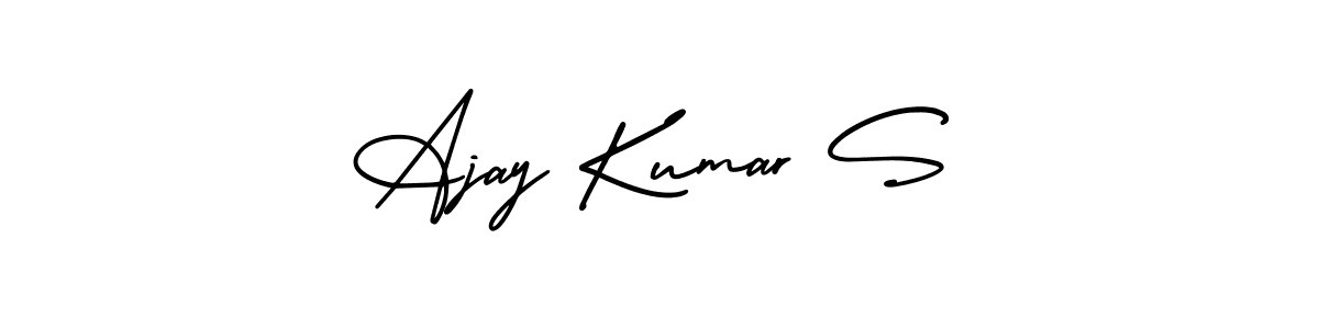 Here are the top 10 professional signature styles for the name Ajay Kumar S. These are the best autograph styles you can use for your name. Ajay Kumar S signature style 3 images and pictures png