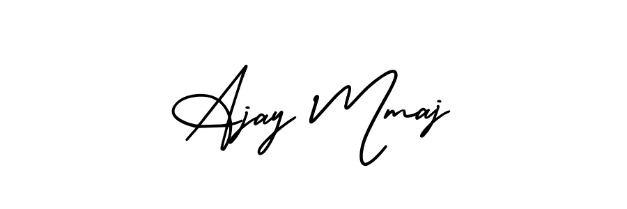 Design your own signature with our free online signature maker. With this signature software, you can create a handwritten (AmerikaSignatureDemo-Regular) signature for name Ajay Mmaj. Ajay Mmaj signature style 3 images and pictures png