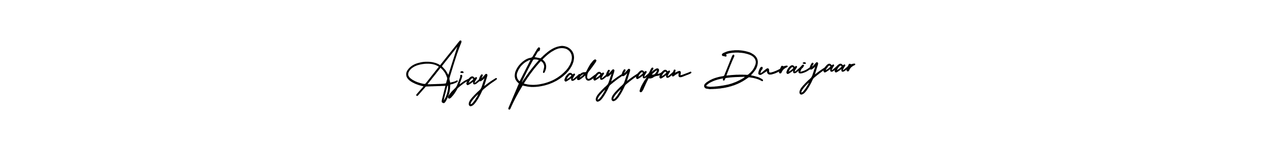 Design your own signature with our free online signature maker. With this signature software, you can create a handwritten (AmerikaSignatureDemo-Regular) signature for name Ajay Padayyapan Duraiyaar. Ajay Padayyapan Duraiyaar signature style 3 images and pictures png