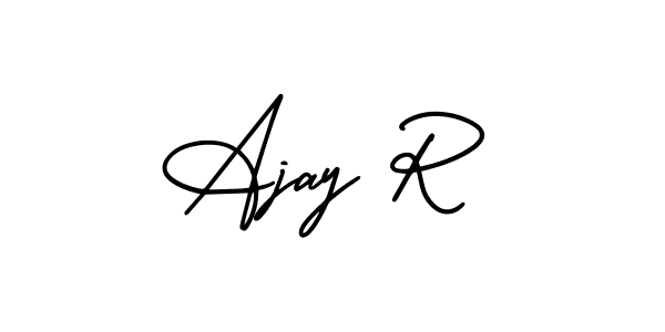 Best and Professional Signature Style for Ajay R. AmerikaSignatureDemo-Regular Best Signature Style Collection. Ajay R signature style 3 images and pictures png