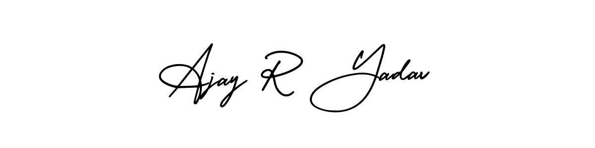 You can use this online signature creator to create a handwritten signature for the name Ajay R Yadav. This is the best online autograph maker. Ajay R Yadav signature style 3 images and pictures png