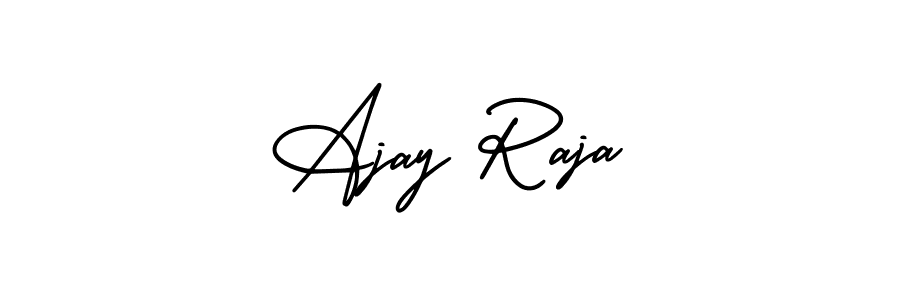Use a signature maker to create a handwritten signature online. With this signature software, you can design (AmerikaSignatureDemo-Regular) your own signature for name Ajay Raja. Ajay Raja signature style 3 images and pictures png