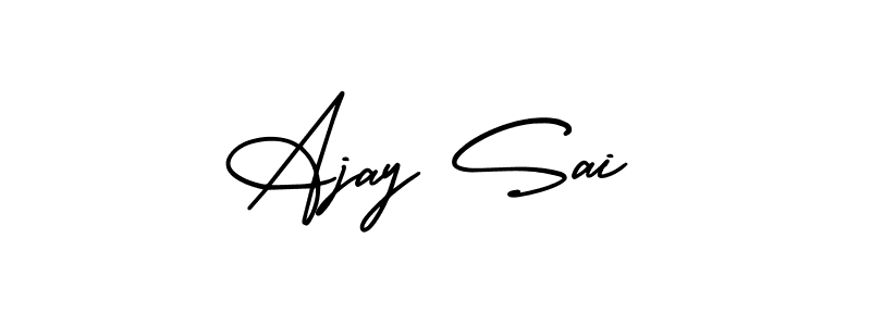 Create a beautiful signature design for name Ajay Sai. With this signature (AmerikaSignatureDemo-Regular) fonts, you can make a handwritten signature for free. Ajay Sai signature style 3 images and pictures png