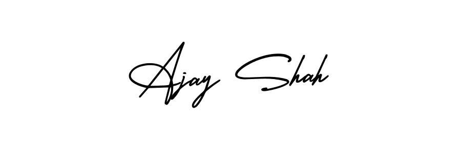 if you are searching for the best signature style for your name Ajay Shah. so please give up your signature search. here we have designed multiple signature styles  using AmerikaSignatureDemo-Regular. Ajay Shah signature style 3 images and pictures png