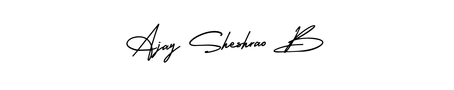 Here are the top 10 professional signature styles for the name Ajay Sheshrao B. These are the best autograph styles you can use for your name. Ajay Sheshrao B signature style 3 images and pictures png