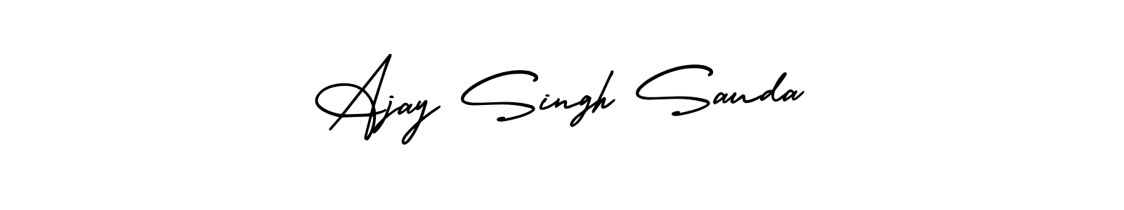 Design your own signature with our free online signature maker. With this signature software, you can create a handwritten (AmerikaSignatureDemo-Regular) signature for name Ajay Singh Sauda. Ajay Singh Sauda signature style 3 images and pictures png