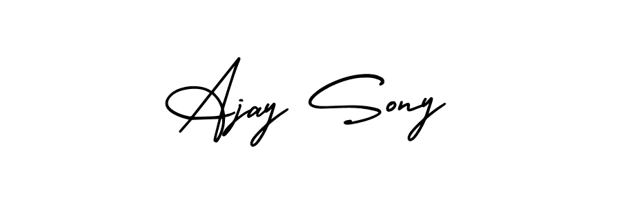 if you are searching for the best signature style for your name Ajay Sony. so please give up your signature search. here we have designed multiple signature styles  using AmerikaSignatureDemo-Regular. Ajay Sony signature style 3 images and pictures png