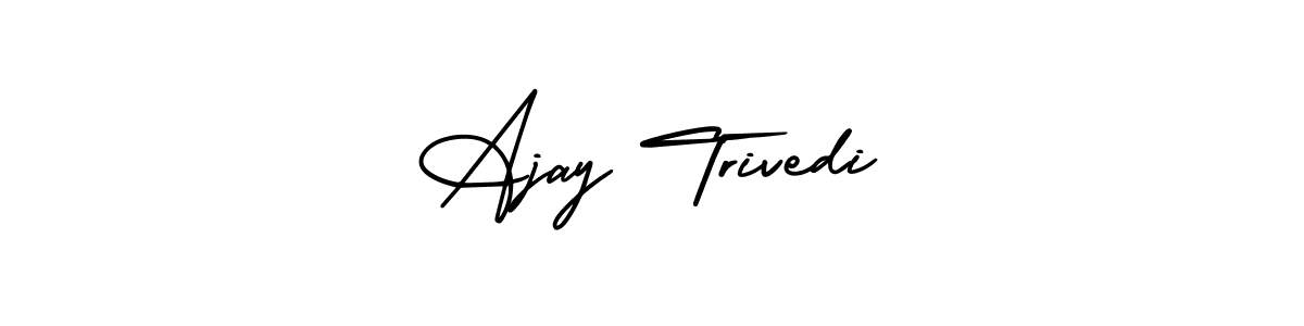 You can use this online signature creator to create a handwritten signature for the name Ajay Trivedi. This is the best online autograph maker. Ajay Trivedi signature style 3 images and pictures png